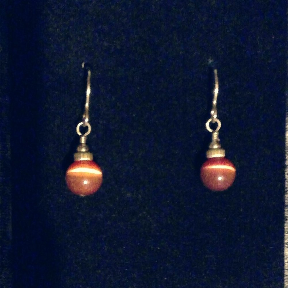 drop bead earrings
